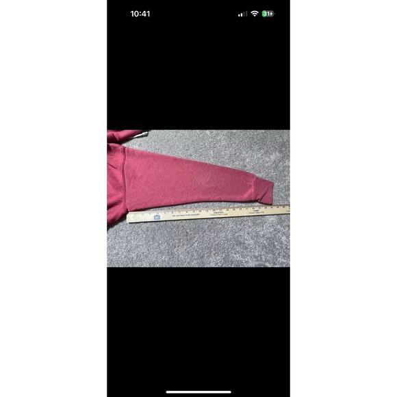 Nike Mens HERITAGE Hoodie Gym Red Heather Sweatshirt Mens M BV2933-657 Swoosh - Picture 6 of 6